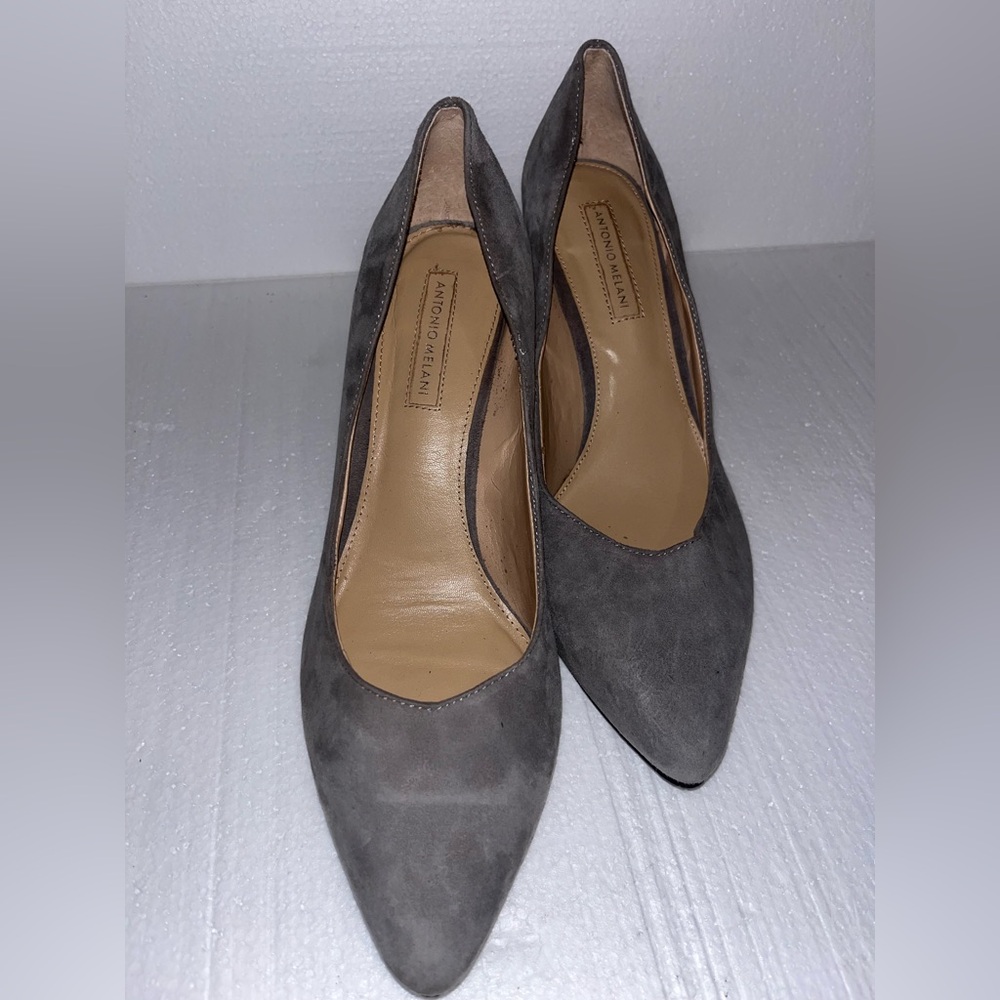 ANTONIO MELANI Gray Heels Elegant Design